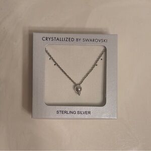 Sterling Silver Necklace | Swarovski | NWT
